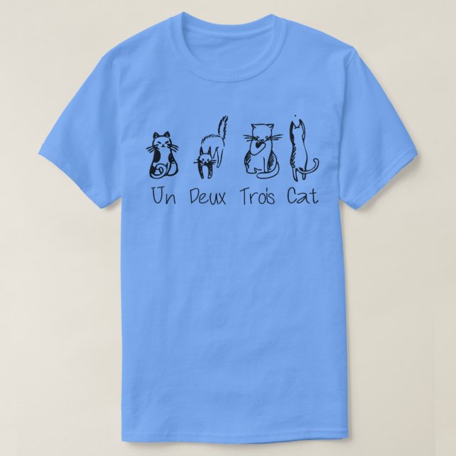 Camiseta Cats Un Deux Trois (Frente do Design)