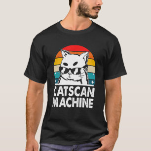 Camiseta Catscan Machine Cat Lover Funny Kitten Humor Médic