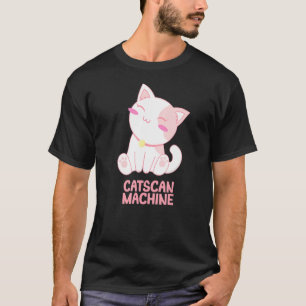 Camiseta Catscan Machine Cat Lover Funny Kitten Humor Médic