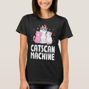 Camiseta Catscan Machine Cat Lover Funny Kitten Humor Médic