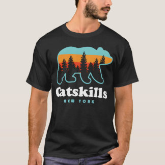Camiseta Catss Ny Bear Mountains Camping Hiking New girl