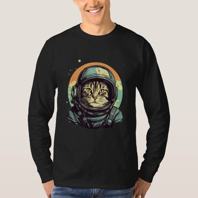 Camiseta Catstronaut- Cat Sarcastic Novelty Funny Sarcastic (Frente)
