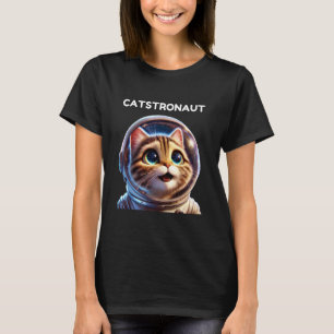 Camiseta Catstronaut, Gato Astronauta, Gato Espacial, Avião