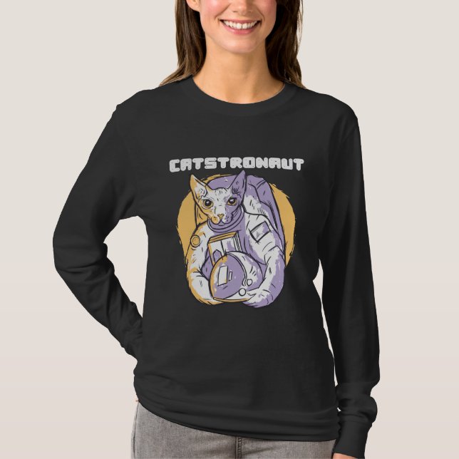 Camiseta Catstronauta Cat Cosmonaut (Frente)