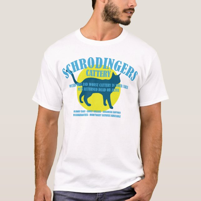 Camiseta Cattery de Schrodingers (Frente)