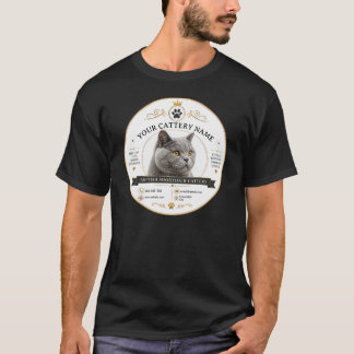 Camiseta Cattery Personalizado de British Shorthair