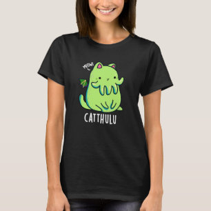 Camiseta Catthulu Funny Cthulhu Cat Puns Dardos BG