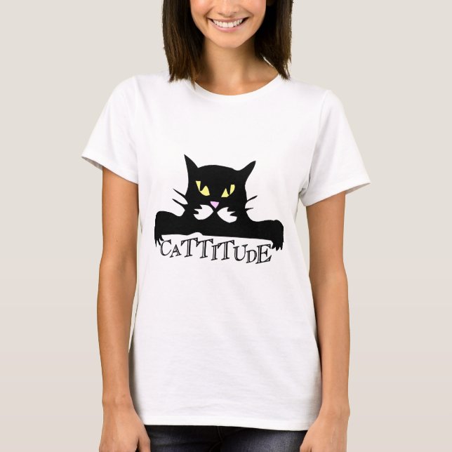 Camiseta cattitude (Frente)