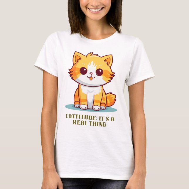 Camiseta Cattitude: É uma coisa real (Frente)
