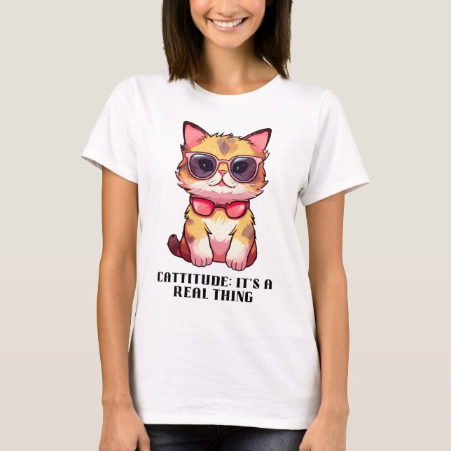 Camiseta Cattitude: É uma coisa real (Frente)
