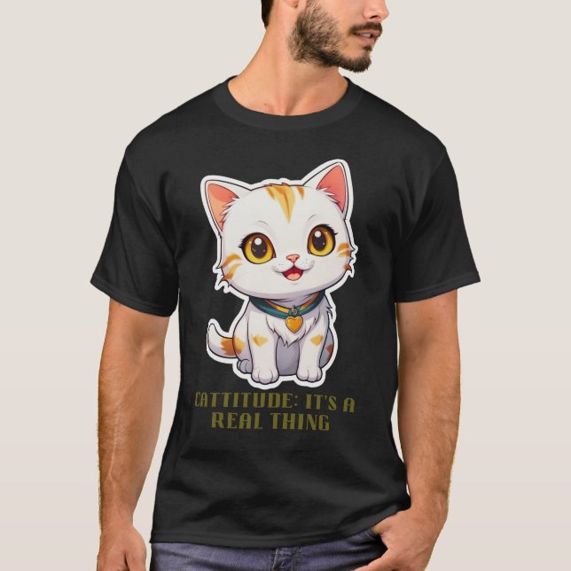 Camiseta Cattitude: É uma coisa real (Frente)