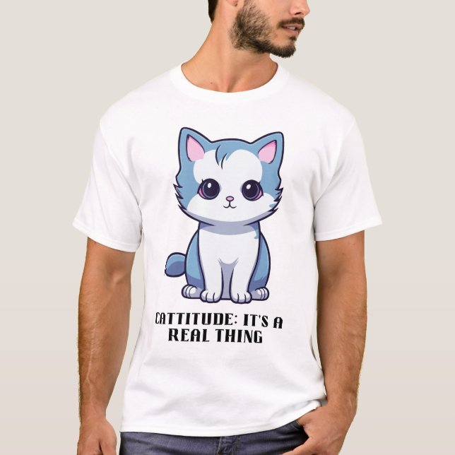 Camiseta Cattitude: É uma coisa real (Frente)