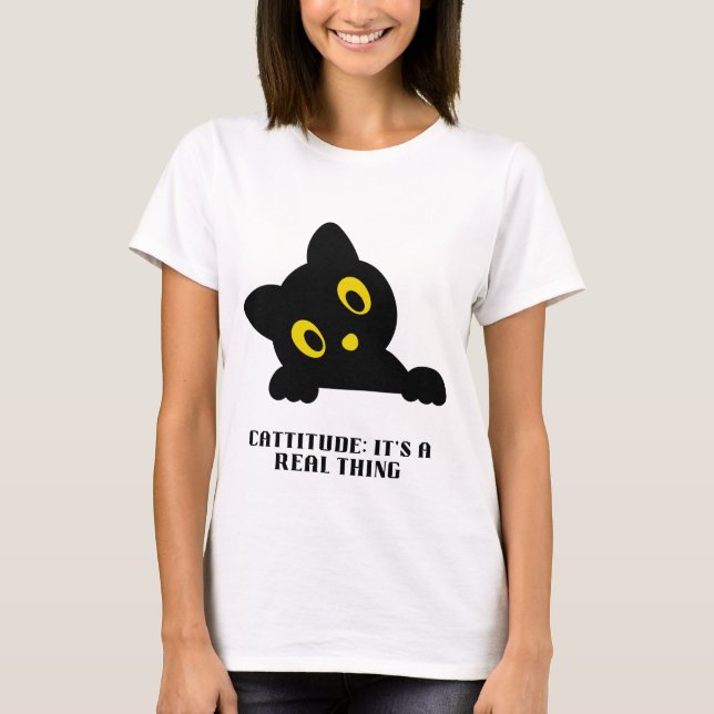 Camiseta Cattitude: É uma coisa real (Frente)
