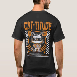 Camiseta Cattitude: O Último Charme Pai do Gato