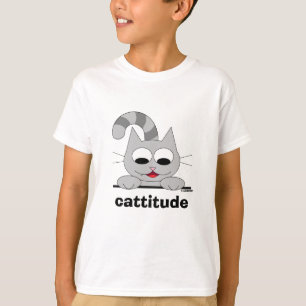 Camiseta Cattitude original do gato