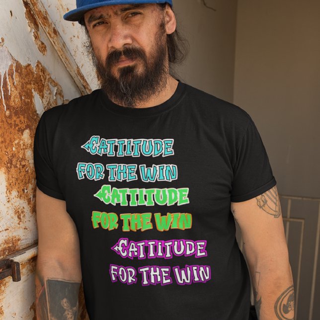 Camiseta Cattitude Para A Vantagem (Criador carregado)