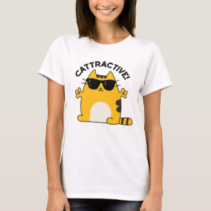 Camiseta Cattrative Funny Attrative Cat Pun