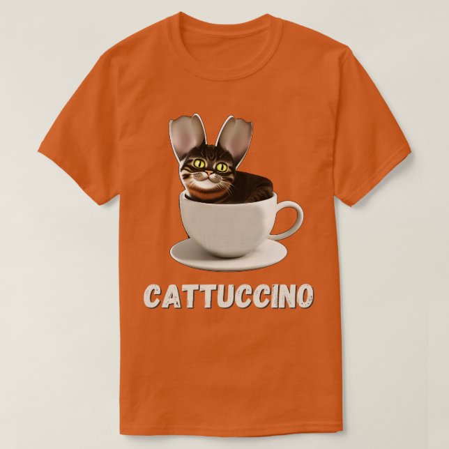 Camiseta Cattucino (Frente do Design)