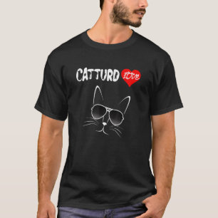Camiseta Catturou Adora Engraçado Rosto De Gato Com Óculos