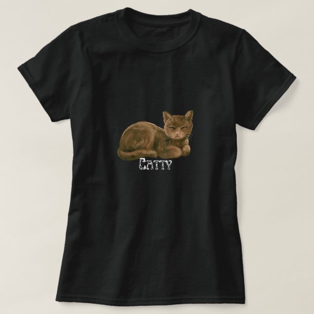Camiseta Catty (Frente do Design)