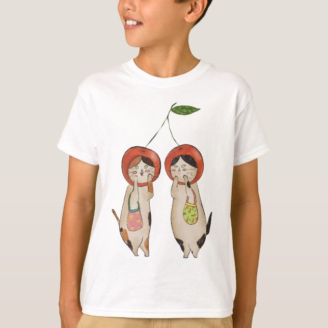 Camiseta Catty Cherries (Frente)