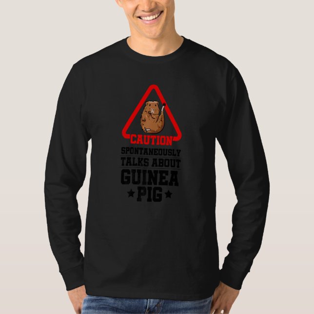 Camiseta Catuion Spontaneously Talks About Guinea Pigs Anim (Frente)