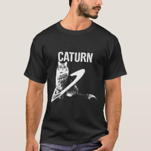 Camiseta Caturamento De Gato No Espaço
