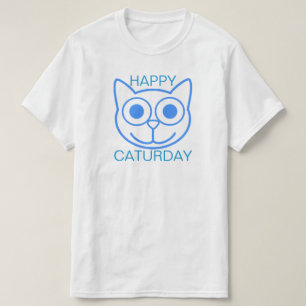 Camiseta Caturday feliz