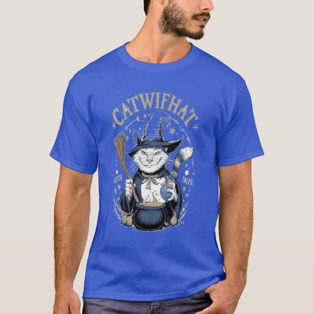 Camiseta catwifhat sticker (Frente)