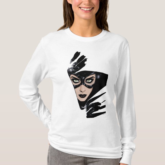 Camiseta Catwoman The Claws Are Out Cover Illustration (Frente)