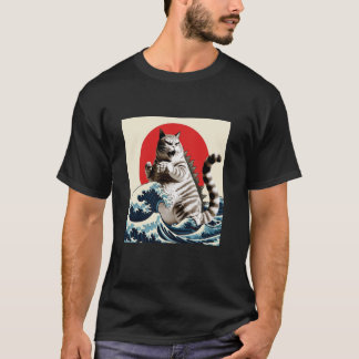 Camiseta Catzilla - Amante de Gatos Dono de Gatinhos Kitty