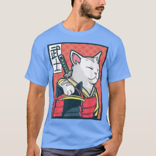 Camiseta Catzilla Antiguamente Japonês Cat Art Vintage Ninj