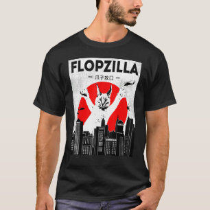 Camiseta Catzilla big floppa meme Flopzilla Caracal Cat