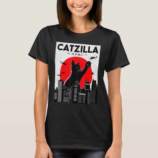 Camiseta Catzilla Ca Cat (Frente)
