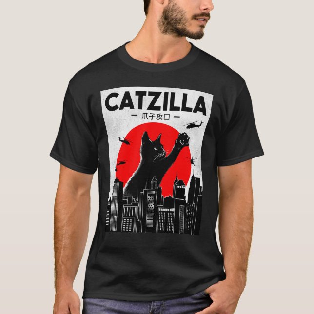 Camiseta Catzilla Cat Cat (Frente)