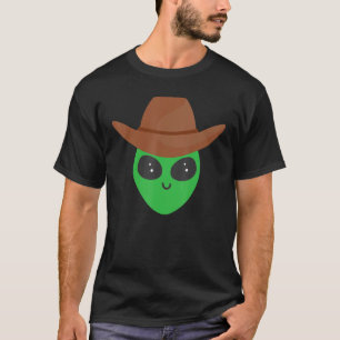 Camiseta Caubói Alien Caubói Extraterrestre Rodeio Engraçad