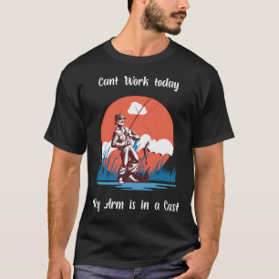 Camiseta Caubói De Pesca Montando Truta Gigante Humor Ideia