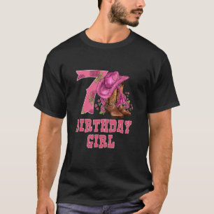 Camiseta Caubói de Rodeio Ocidental de 7 Anos de Idade