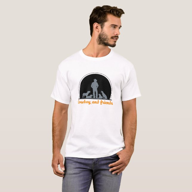Camiseta caubói e amigos (Frente Completa)