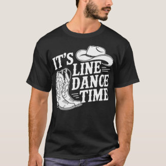 Camiseta Caubói É Hora de Dança de Linha Country