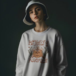 Camiseta Caubói "Howdy Pumpkin" Halloween Western Fofo
