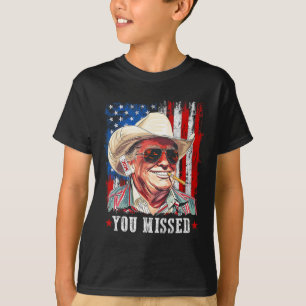 Camiseta Caubói Trump Ocidental Você Perdeu Trump 2025 Amér