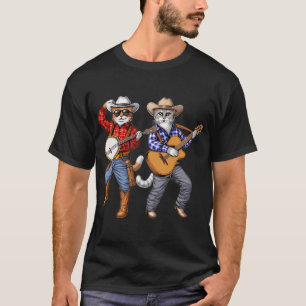 Camiseta Caubóis de Gatos