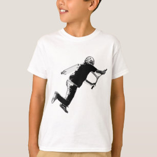 Camiseta Cauda-chicote - truque do patinete do conluio