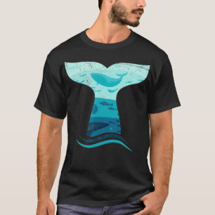 Camiseta Cauda de baleia em ondas Orca Ocean T