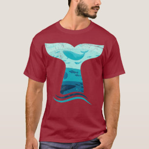 Camiseta Cauda de baleia em ondas Orca Ocean T Shirt