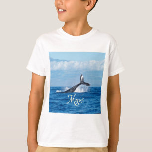 Camiseta Cauda de Baleia Oceânica Maui Havaí
