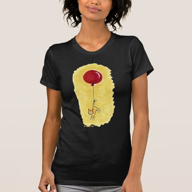 Camiseta Cauda de gato/balão (Frente)