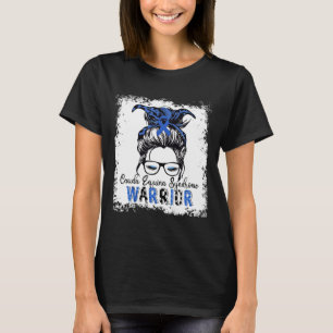 Camiseta Cauda Síndrome de Equina Guerreiro Azul Fita Aware
