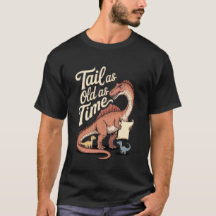 Camiseta Cauda Tão Antiga Quanto o Tempo Desenho de Humor F